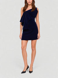 Robe à grand nœud - Dark Navy