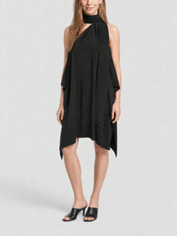 Robe à lavallière - Black