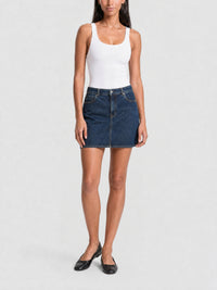 Mini-jupe en jean à poches - Medium Blue
