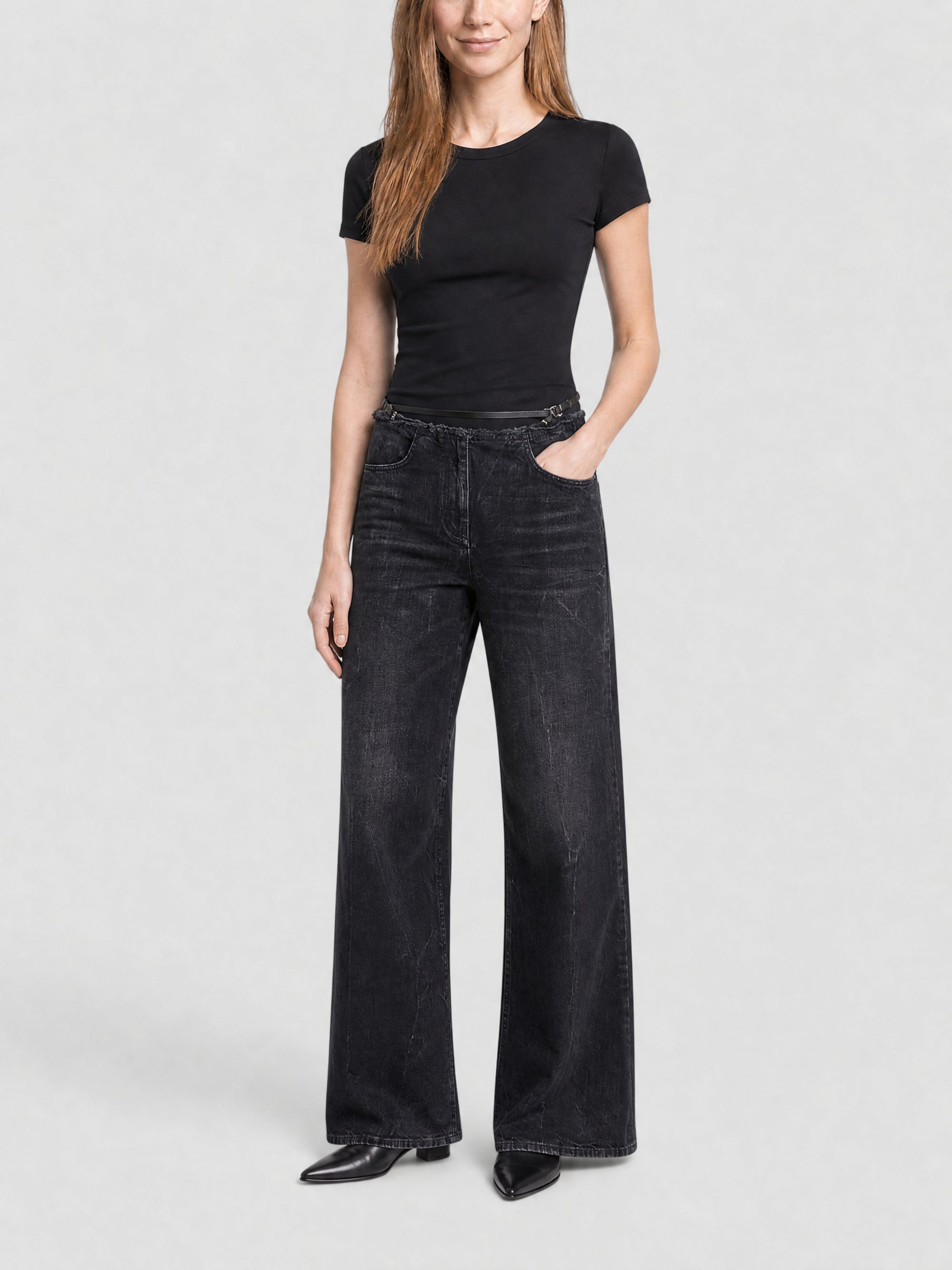 Jean Voyou taille basse - Black
