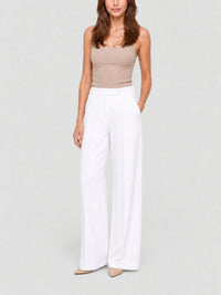 Pantalon plissé - White
