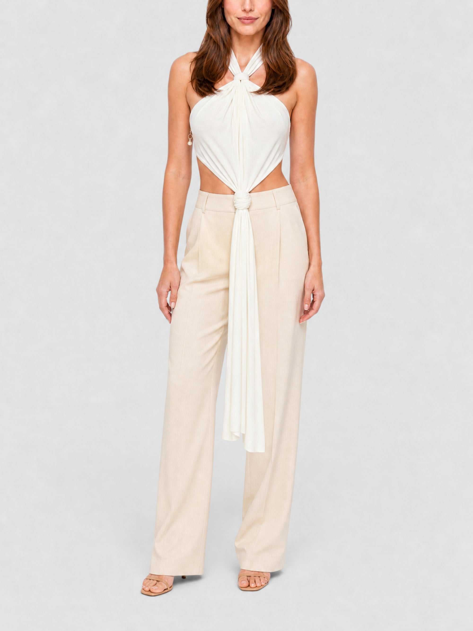 Top dos nu noué - Off White