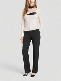 Top écharpe en cuir - Pale Golden