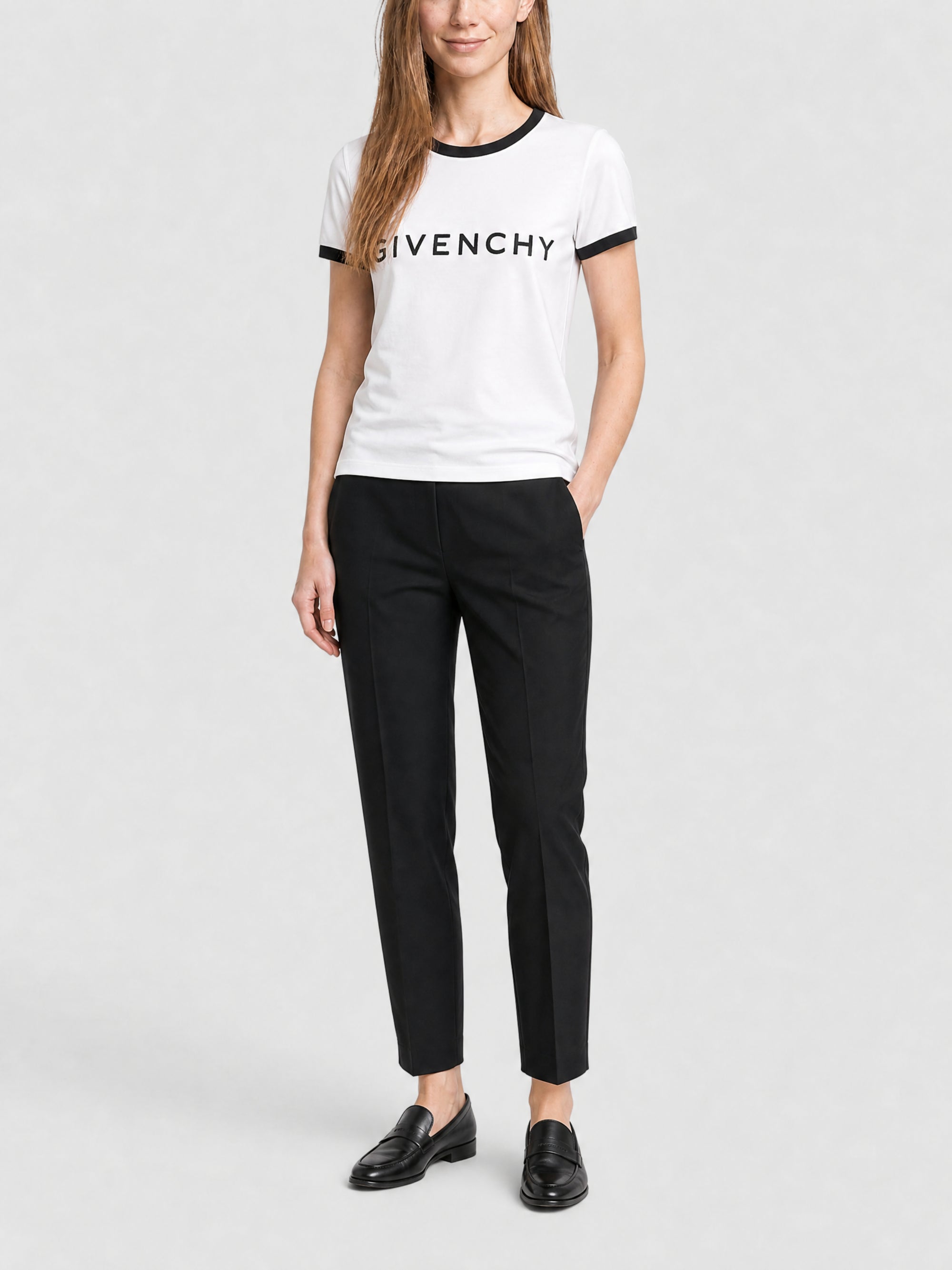 T-shirt Slim G archetype - White & Black