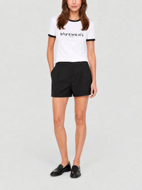 T-shirt Slim G archetype - White & Black