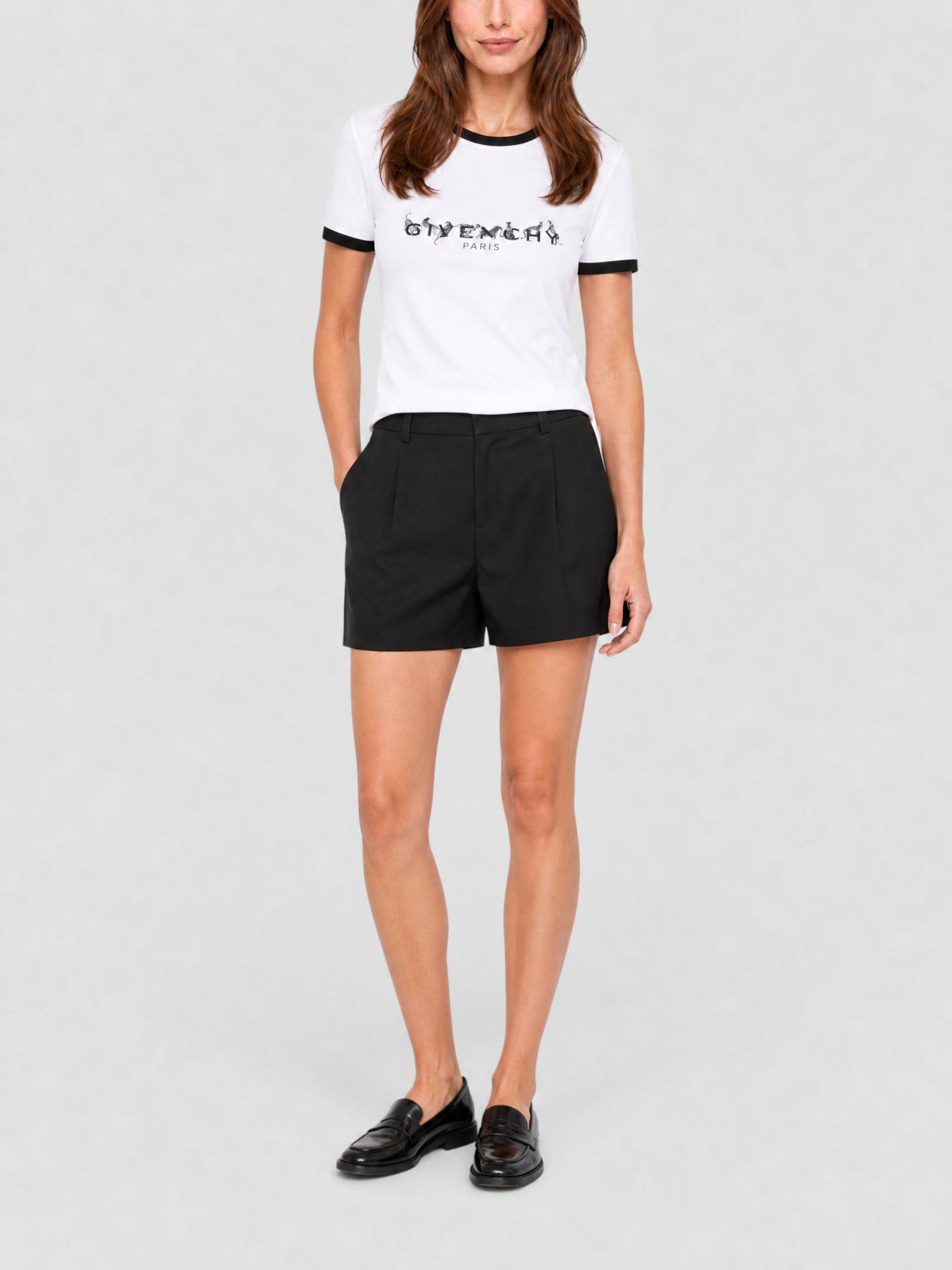 T-shirt Slim G archetype - White & Black