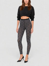 Collants legging à logo - Black
