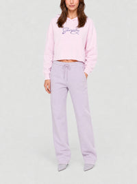 Sweat à capuche court - Pale Pink