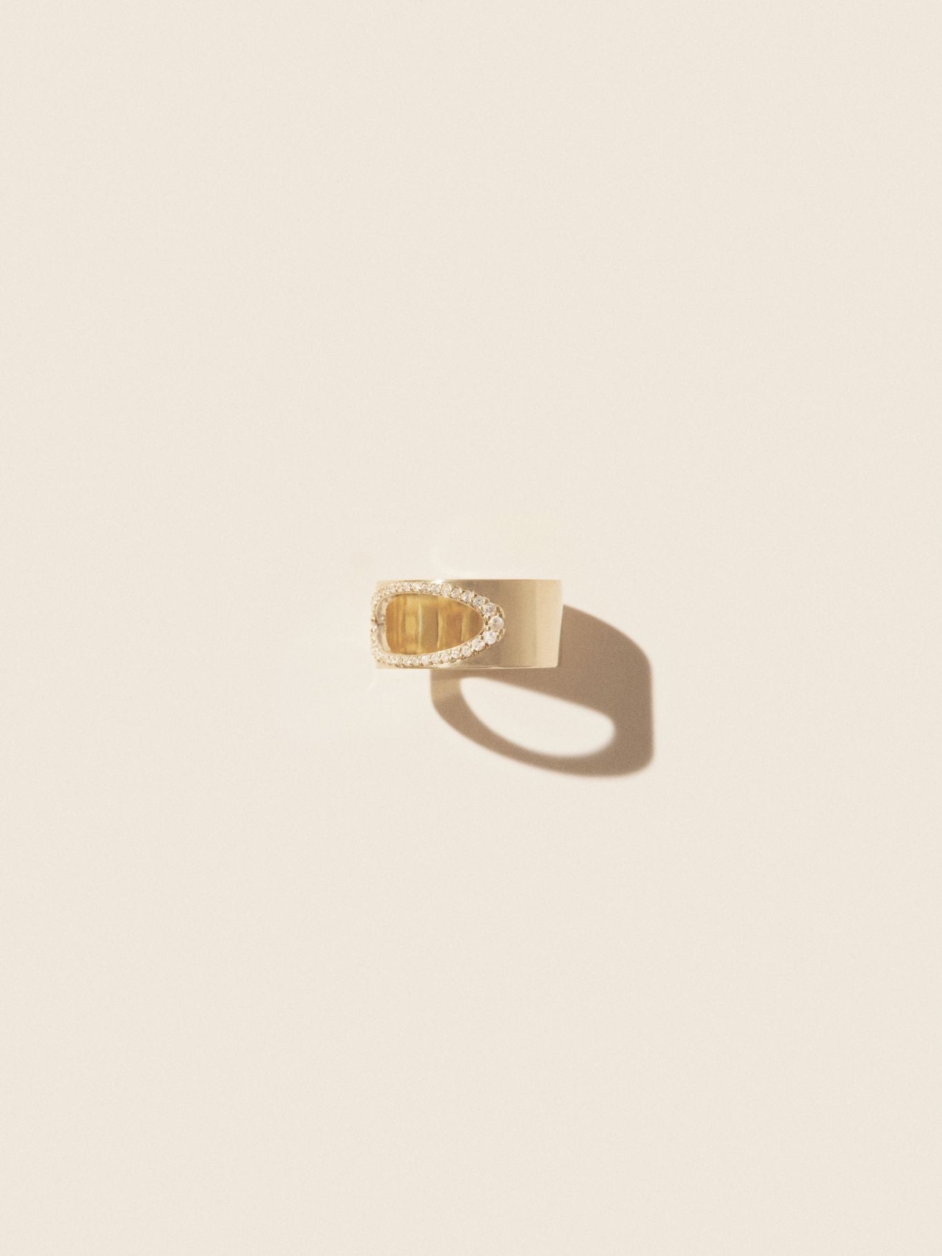 Gigi ring in yellow gold - Sapphire
