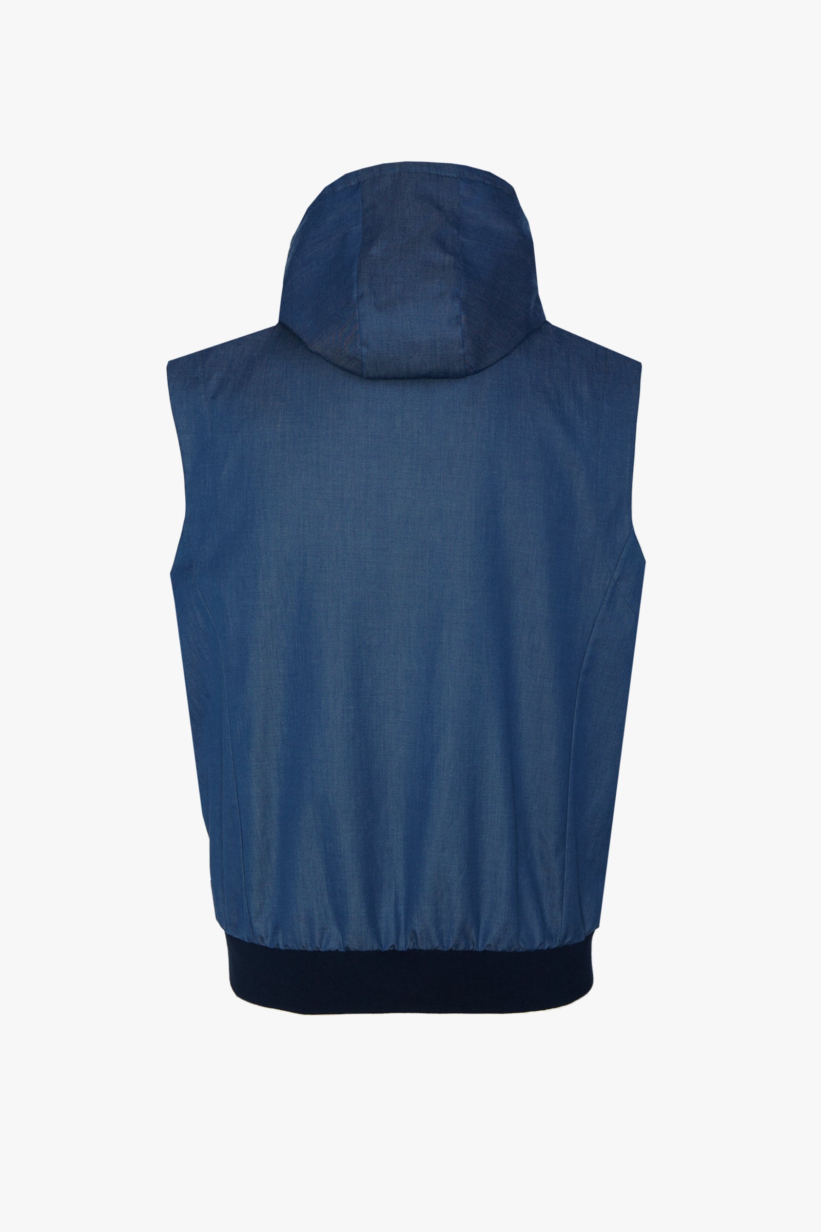 Gilet sans manches délavé - Bleu & Noir