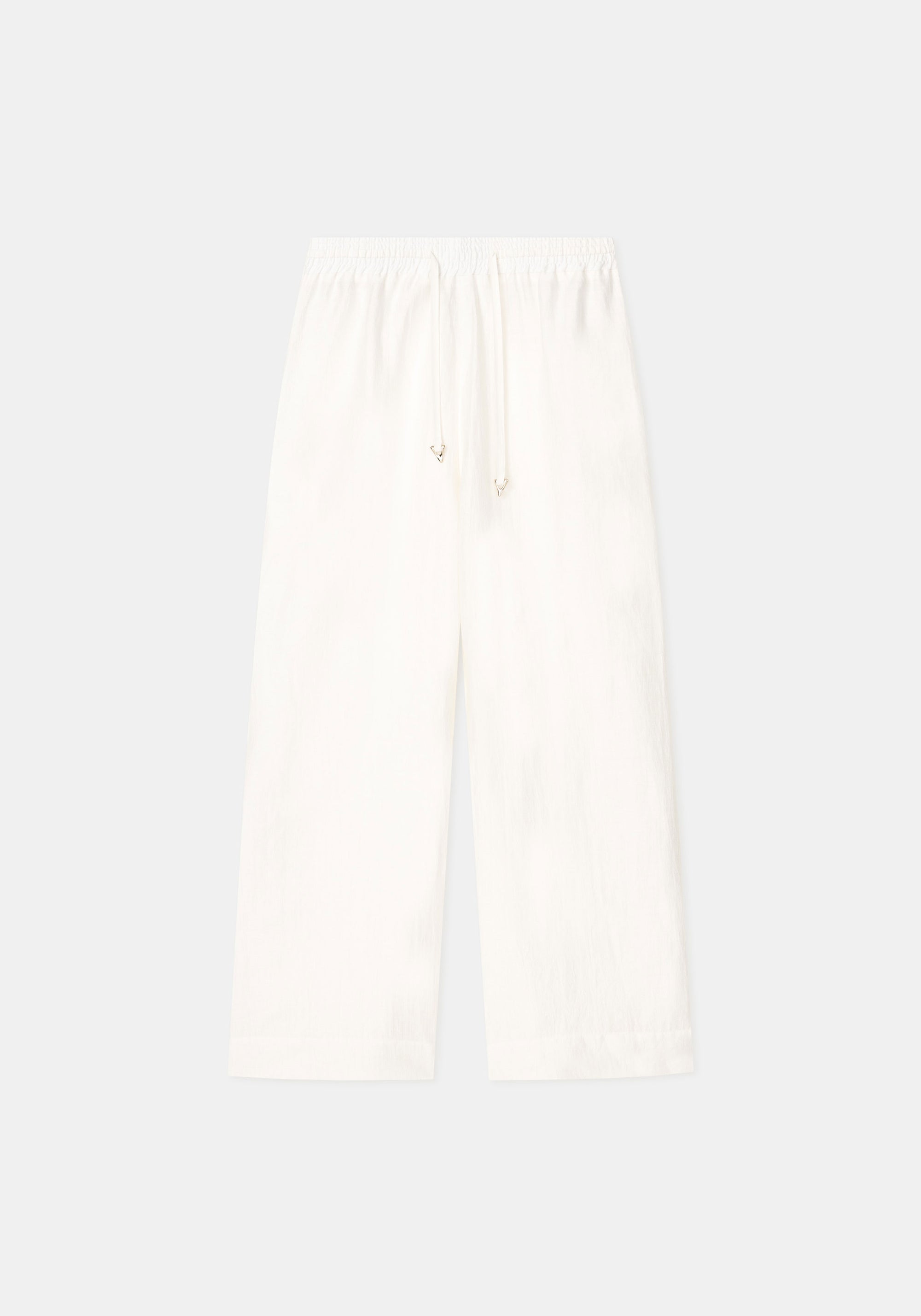 Pantalon large Gilbert en lin - White
