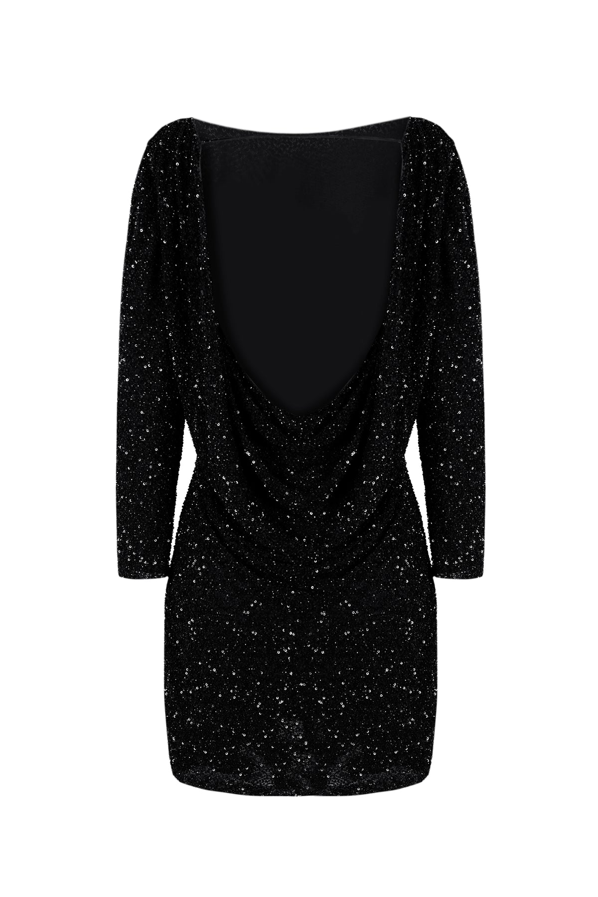Robe paillettée Gina - Black