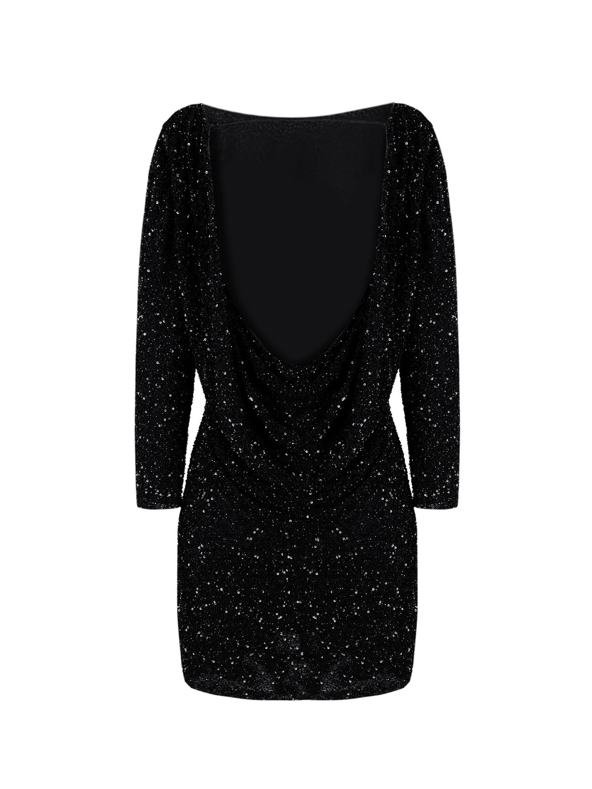 Robe paillettée Gina - Black