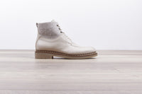 5qty NEW / Bottines GINKGO BOXING/FEUTRE HEVEA M - Creme/Argile