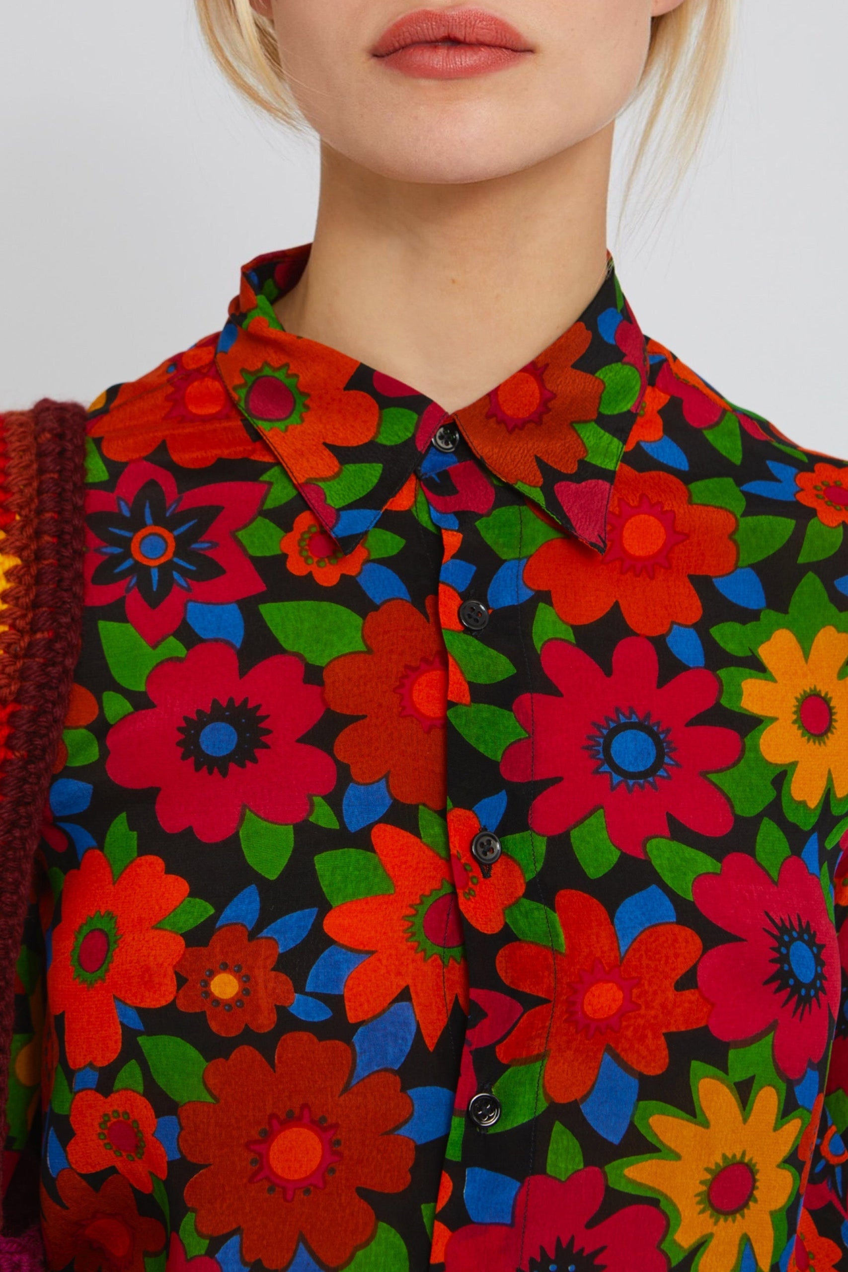 Blouse Girl coupe fluide - Flower