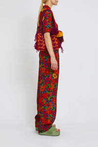 Blouse Girl coupe fluide - Flower