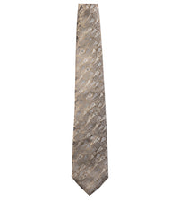 Cravate The Klimt Belvedere en soie - Beige & Marron