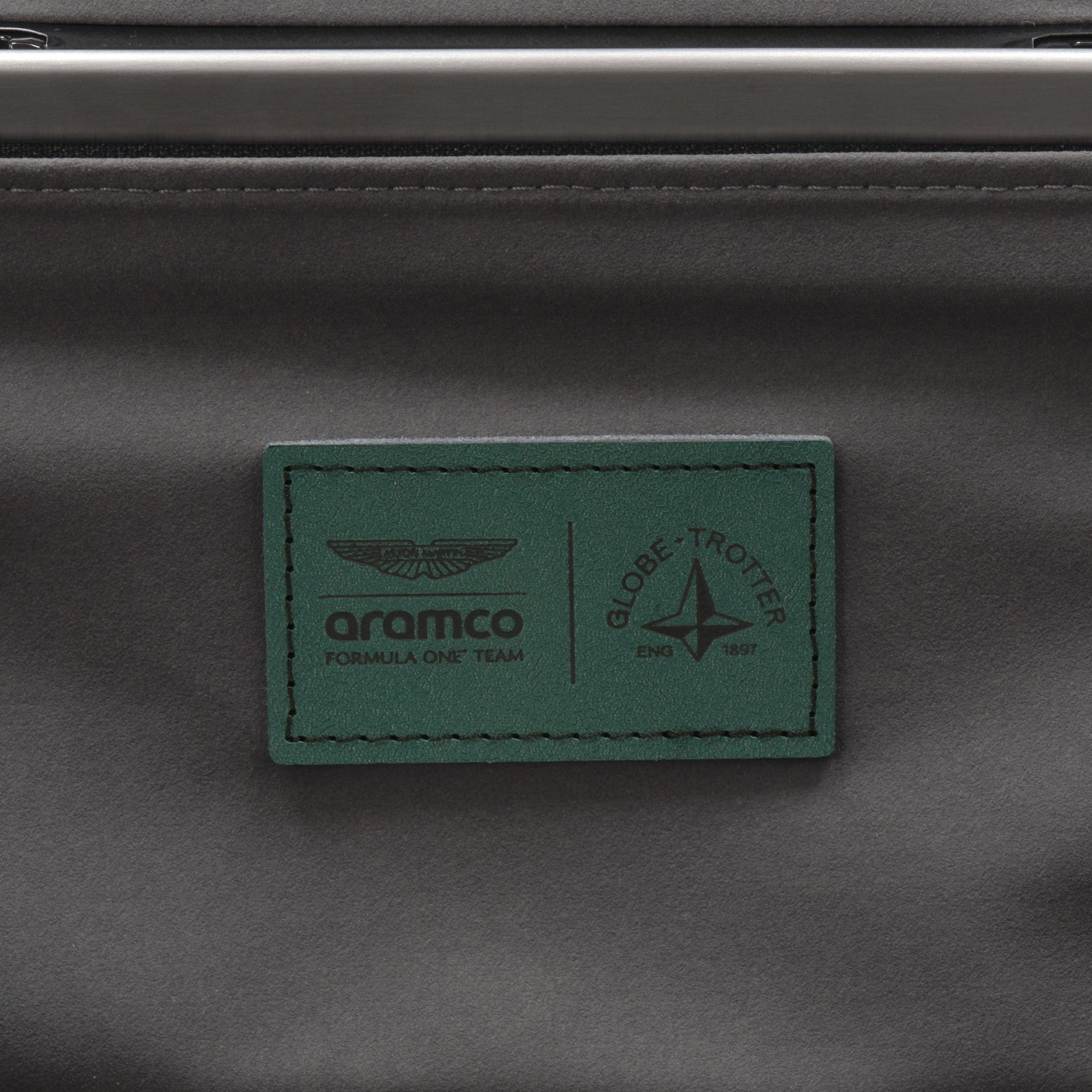 Grande valise soute Aston Martin F1 4 roues - Noir