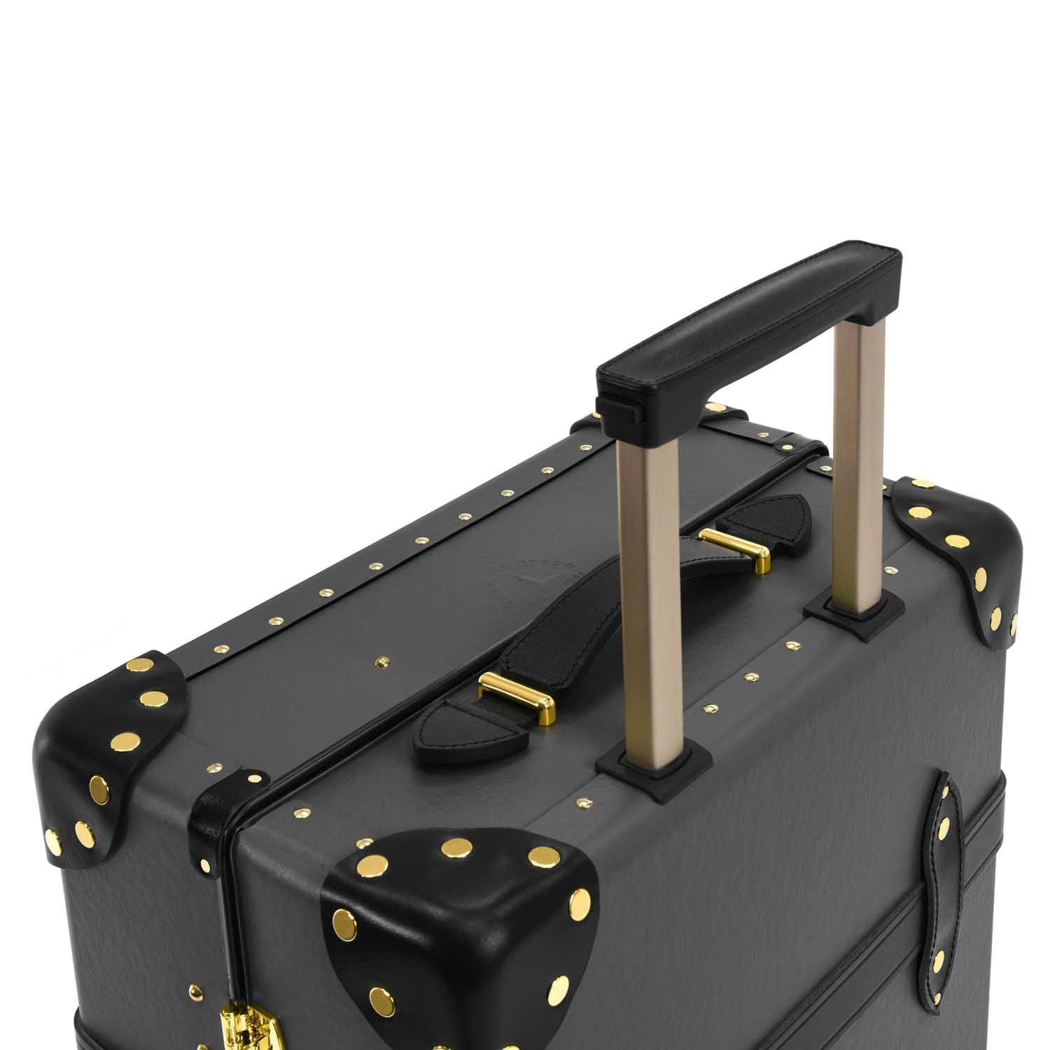Valise cabine Centenary 4 roues - Charbon de bois & Noir & Or