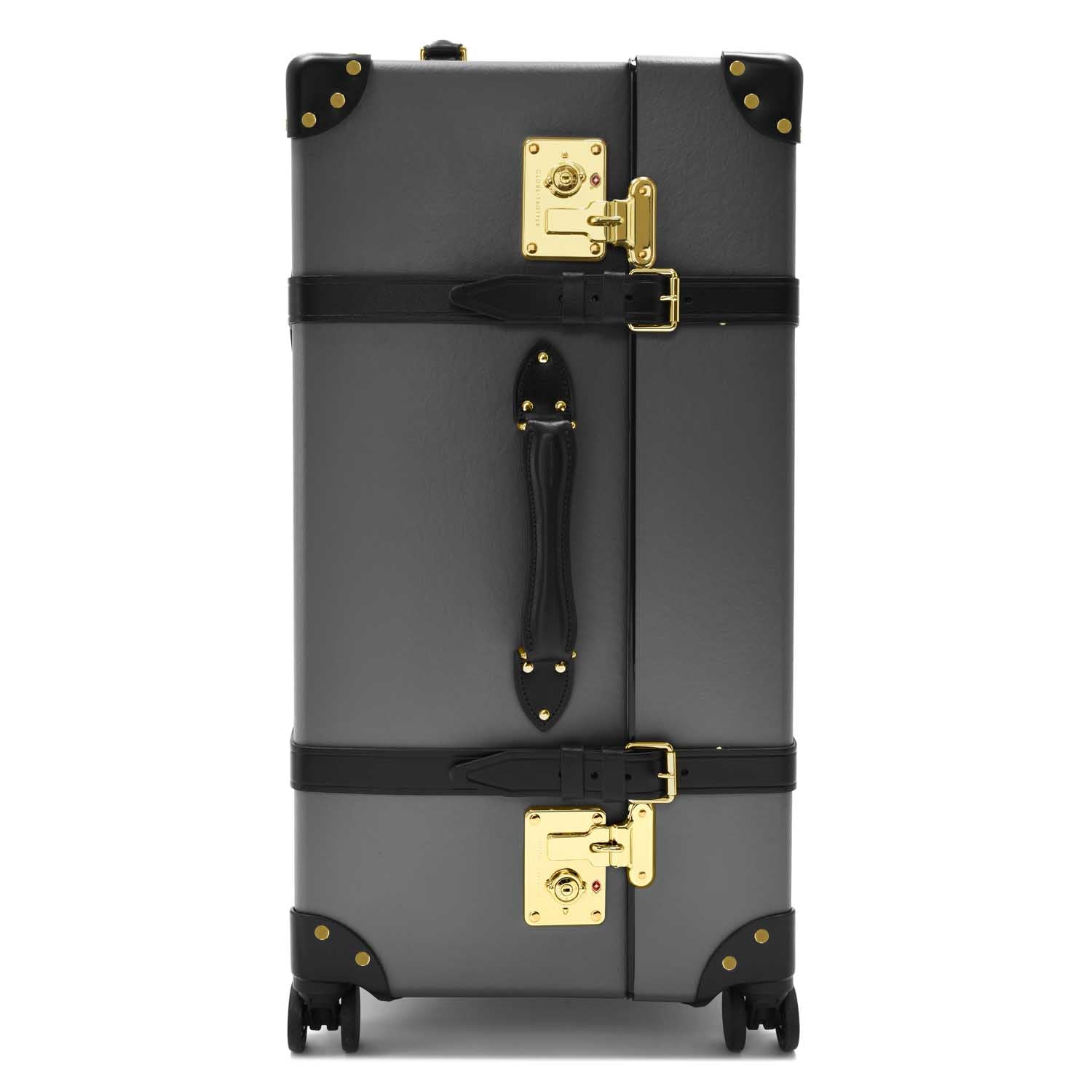 Malle XL Centenary 4 roues - Charbon de bois & Noir & Or