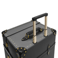 Malle XL Centenary 4 roues - Charbon de bois & Noir & Or