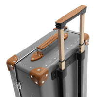 Petite valise cabine Centenary 2 roues - Gris & Caramel & Chrome