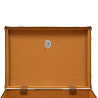Petite valise cabine Centenary 2 roues - Gris & Caramel & Chrome