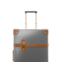 Valise soute Centenary 4 roues - Gris & Caramel & Chrome