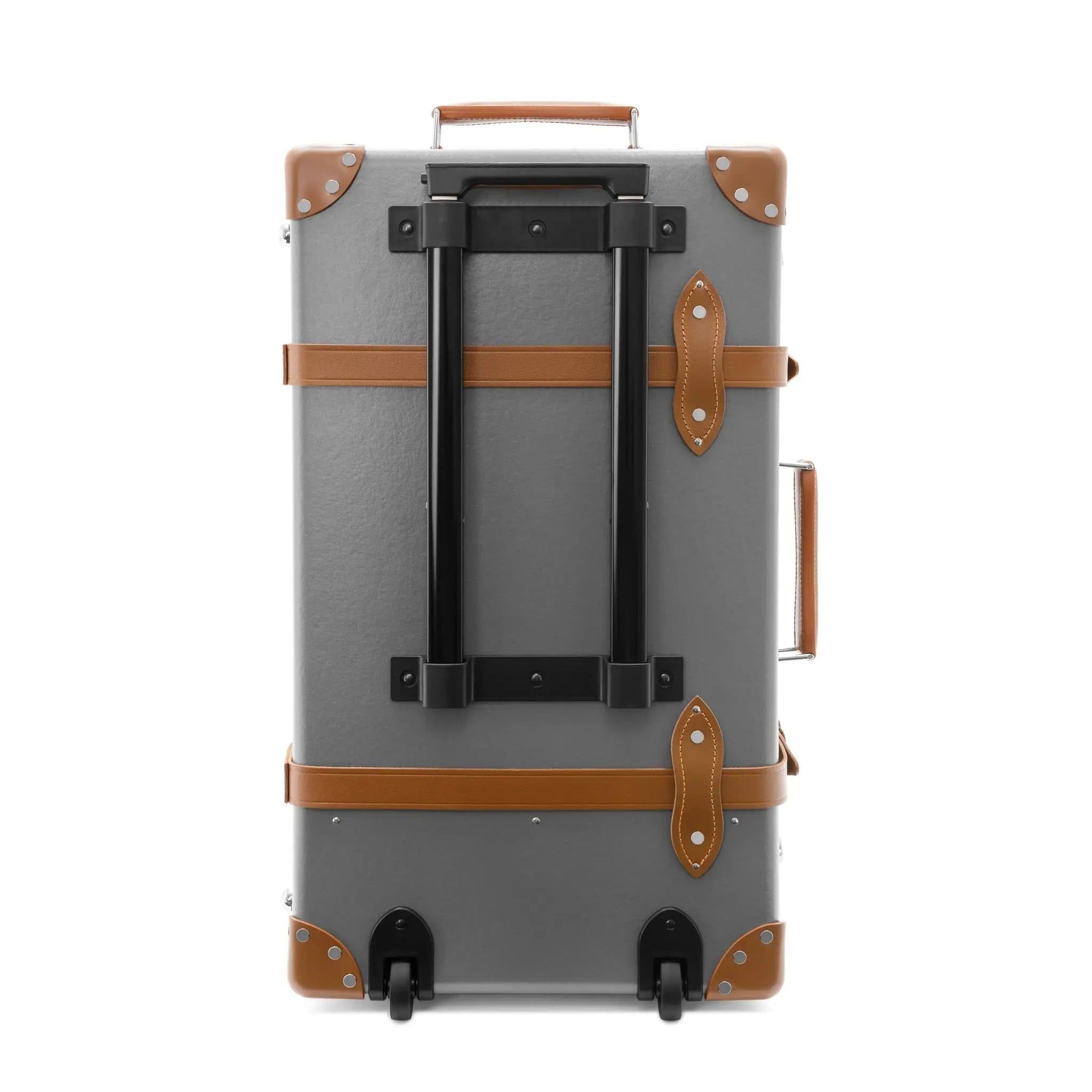 Valise soute Centenary 2 roues - Gris & Caramel & Chrome