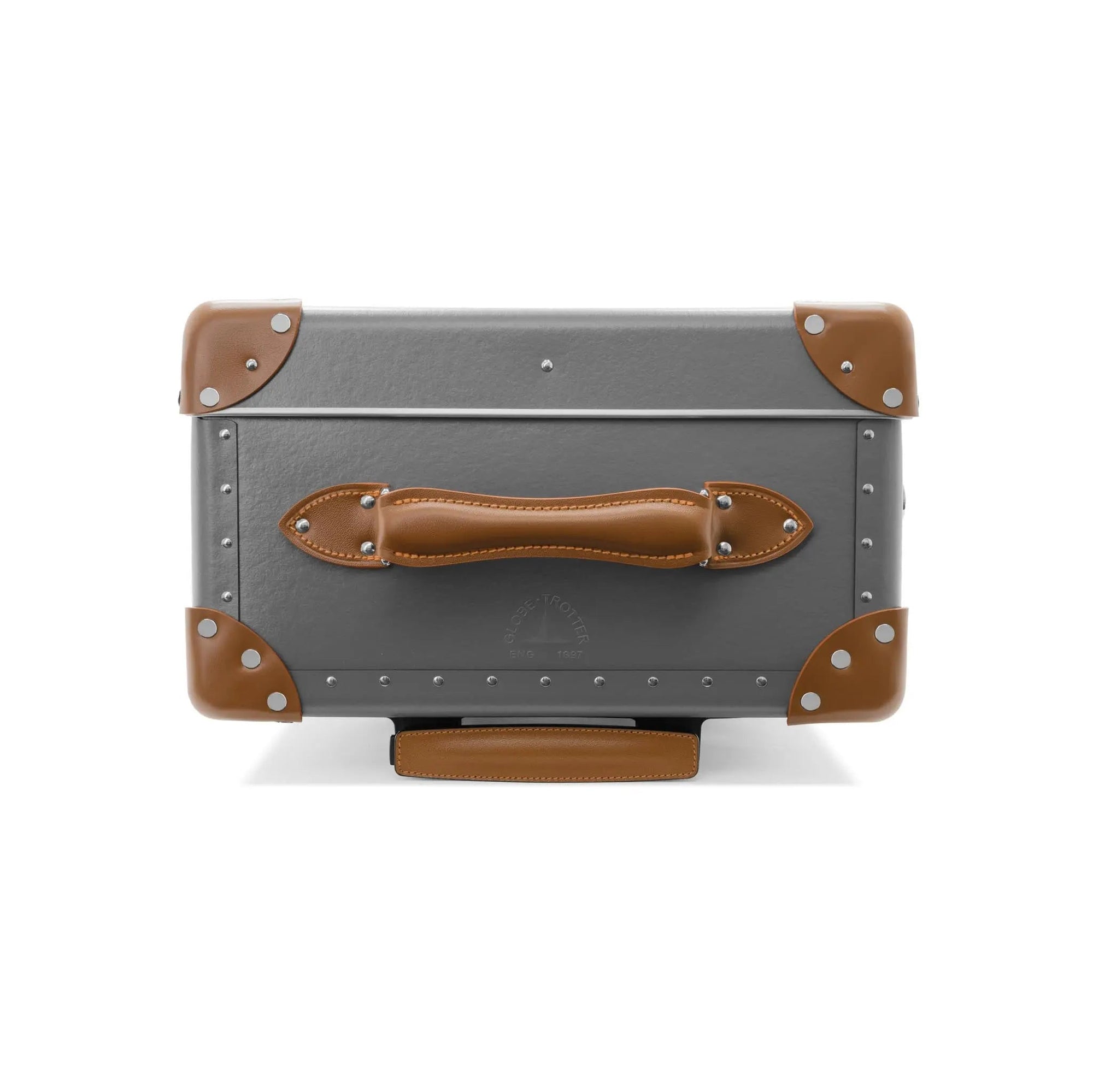 Valise soute Centenary 2 roues - Gris & Caramel & Chrome