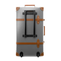 Grande valise soute Centenary 2 roues - Gris & Caramel & Chrome