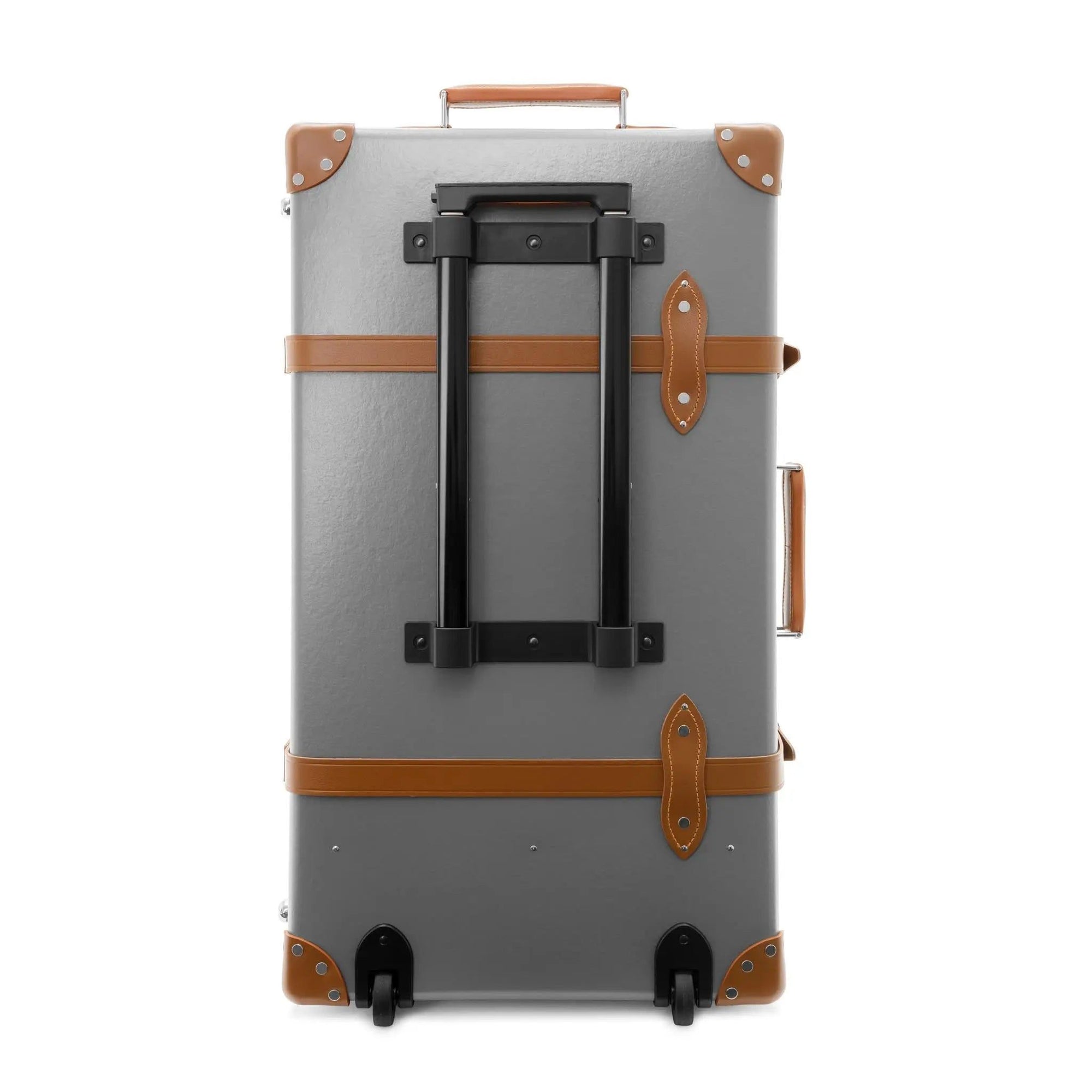 Grande valise soute Centenary 2 roues - Gris & Caramel & Chrome