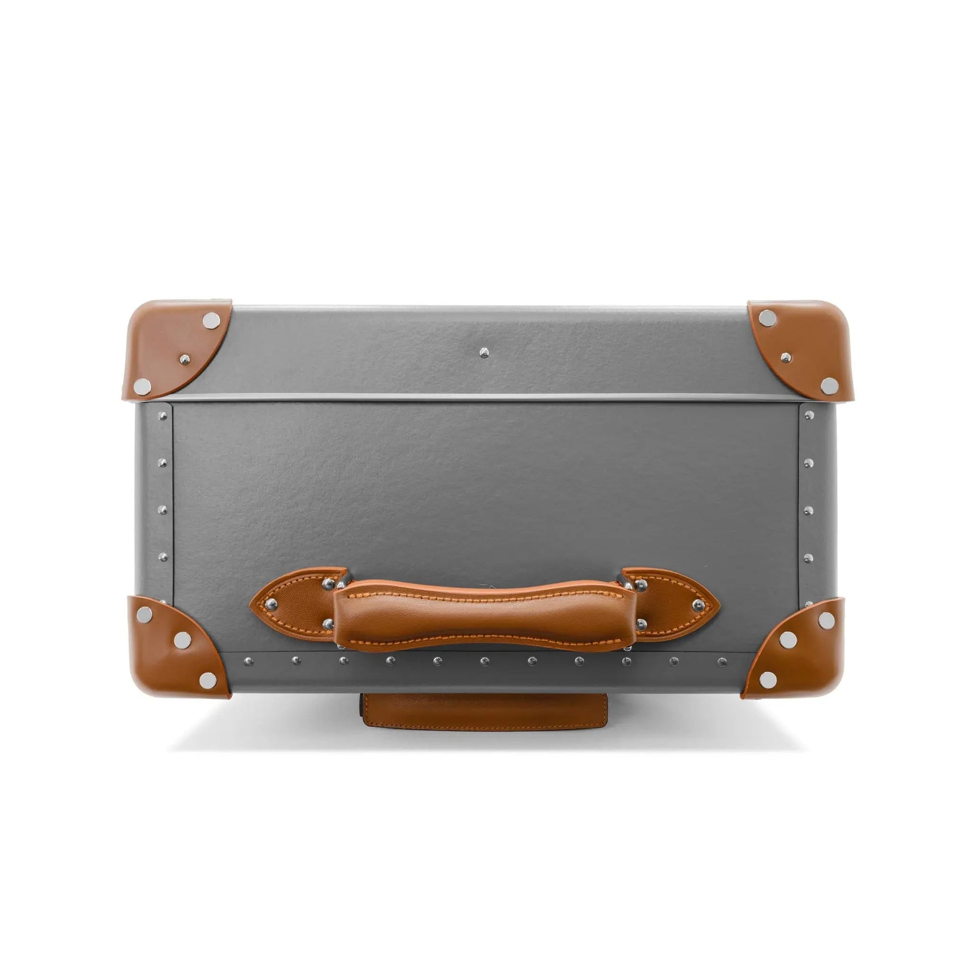 Grande valise soute Centenary 2 roues - Gris & Caramel & Chrome