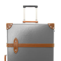 Grande valise soute Centenary 2 roues - Gris & Caramel & Chrome