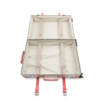 Grande valise soute Centenary 4 roues - Ivoire & Rose & Chrome