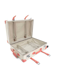 Grande valise soute Centenary 4 roues - Ivoire & Rose & Chrome