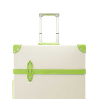 Grande valise soute Centenary 4 roues - Ivoire & Vert & Chrome