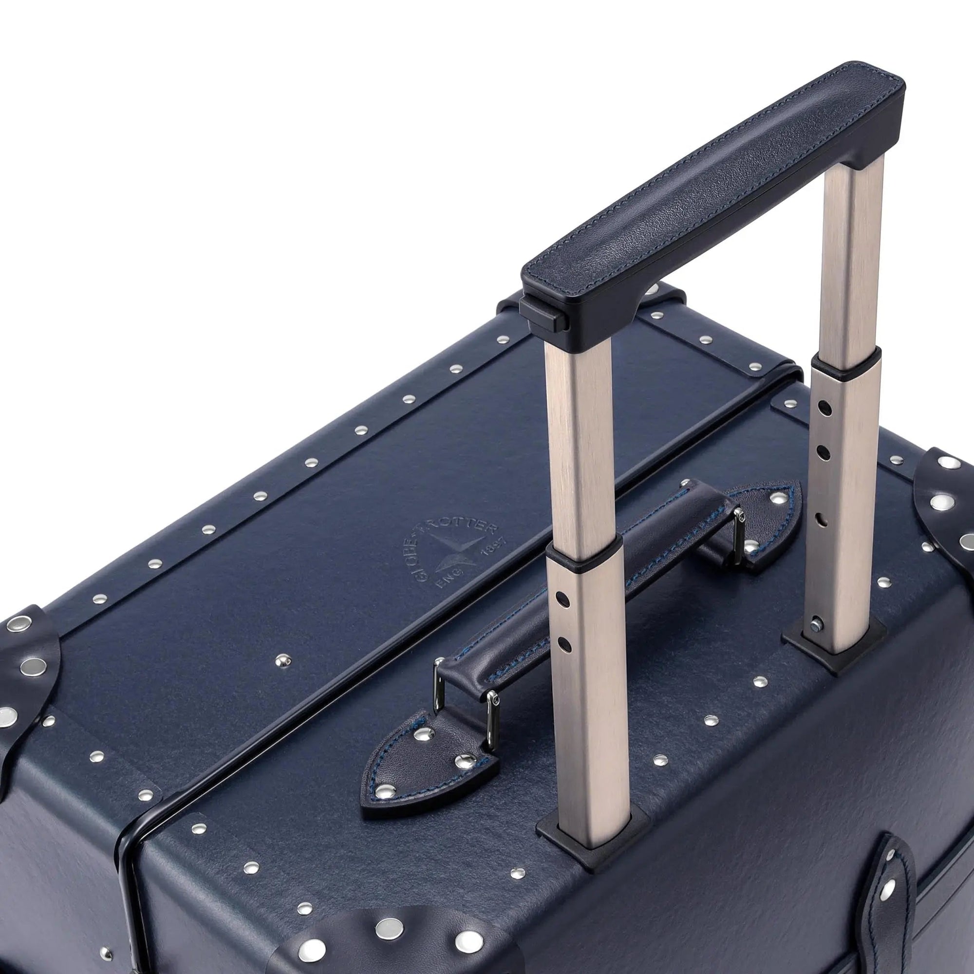 Valise soute Centenary 4 roues - Marine & Chrome