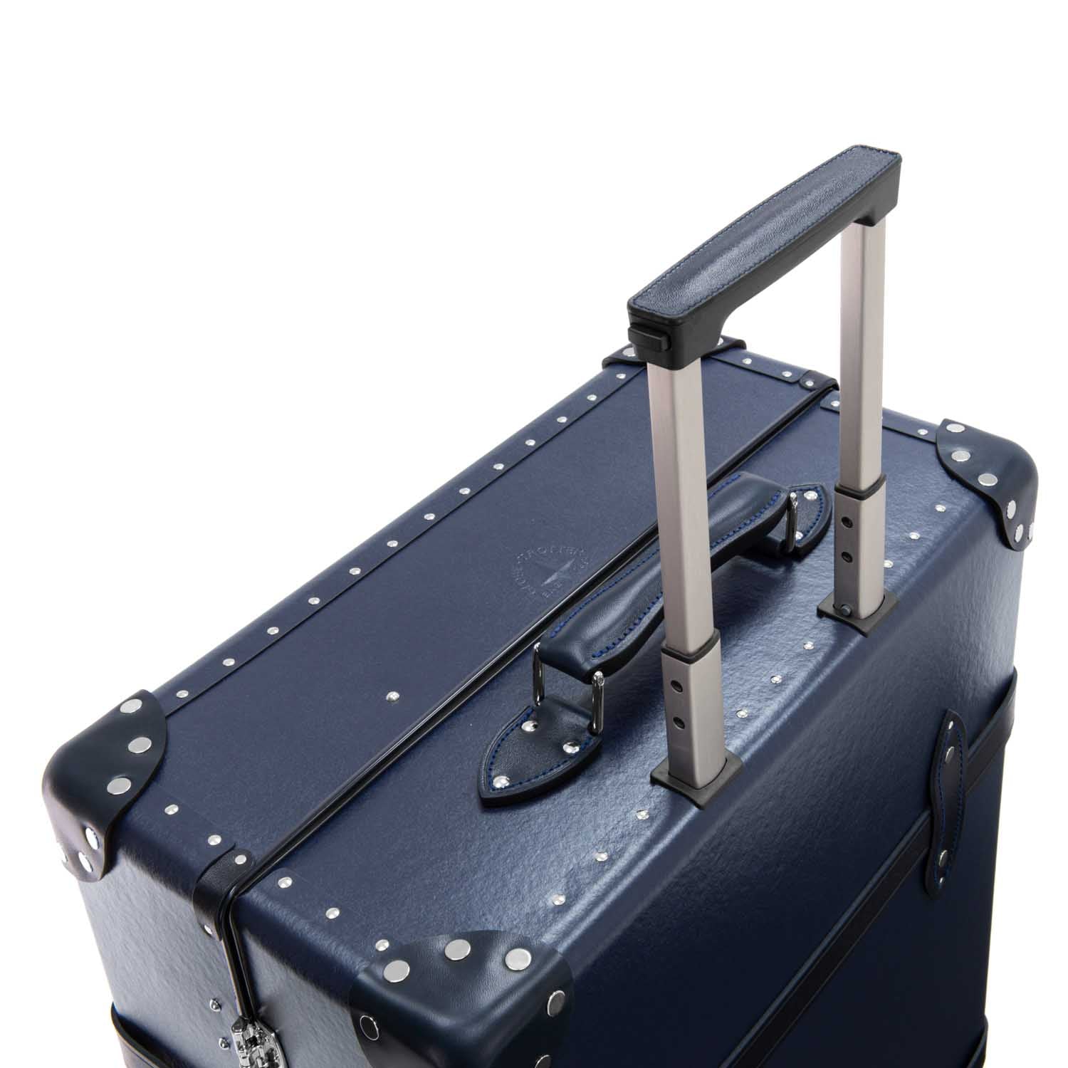 Grande valise soute Centenary 2 roues - Marine & Chrome