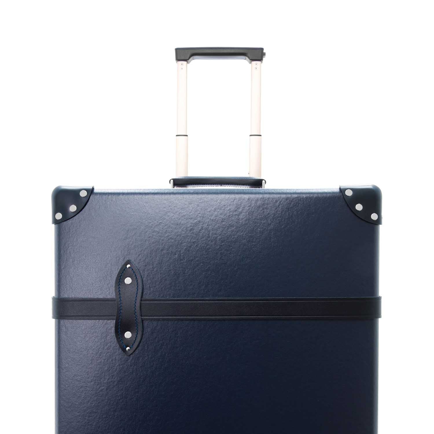 Grande valise soute Centenary 4 roues - Marine & Chrome