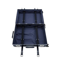 Grande valise soute Centenary 2 roues - Marine & Chrome