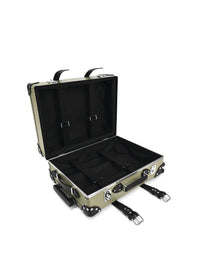 Valise cabine Centenary 4 roues - Olive & Noir & Chrome
