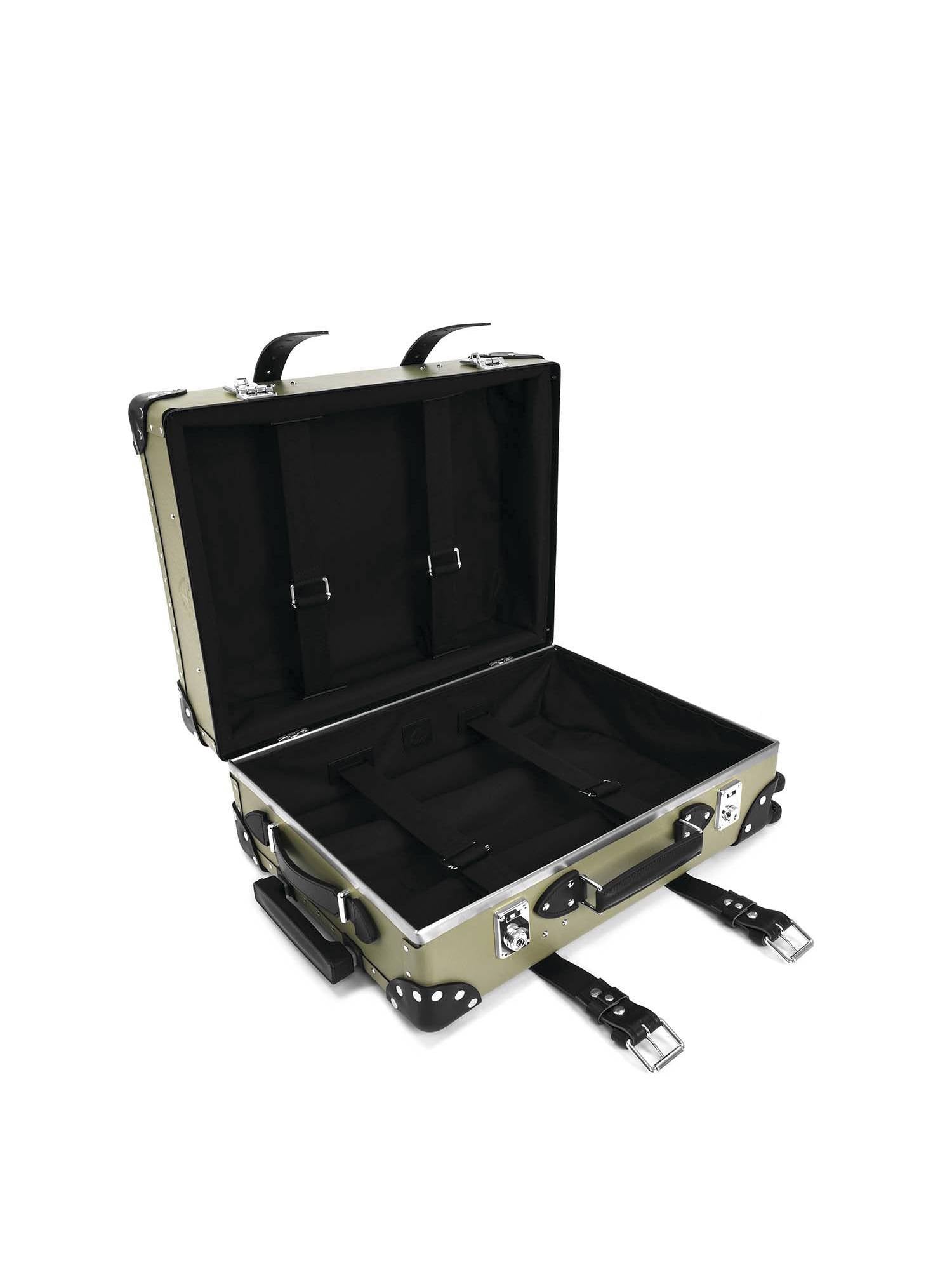 Valise cabine Centenary 4 roues - Olive & Noir & Chrome