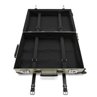 Grande valise soute Centenary 4 roues - Olive & Noir & Chrome
