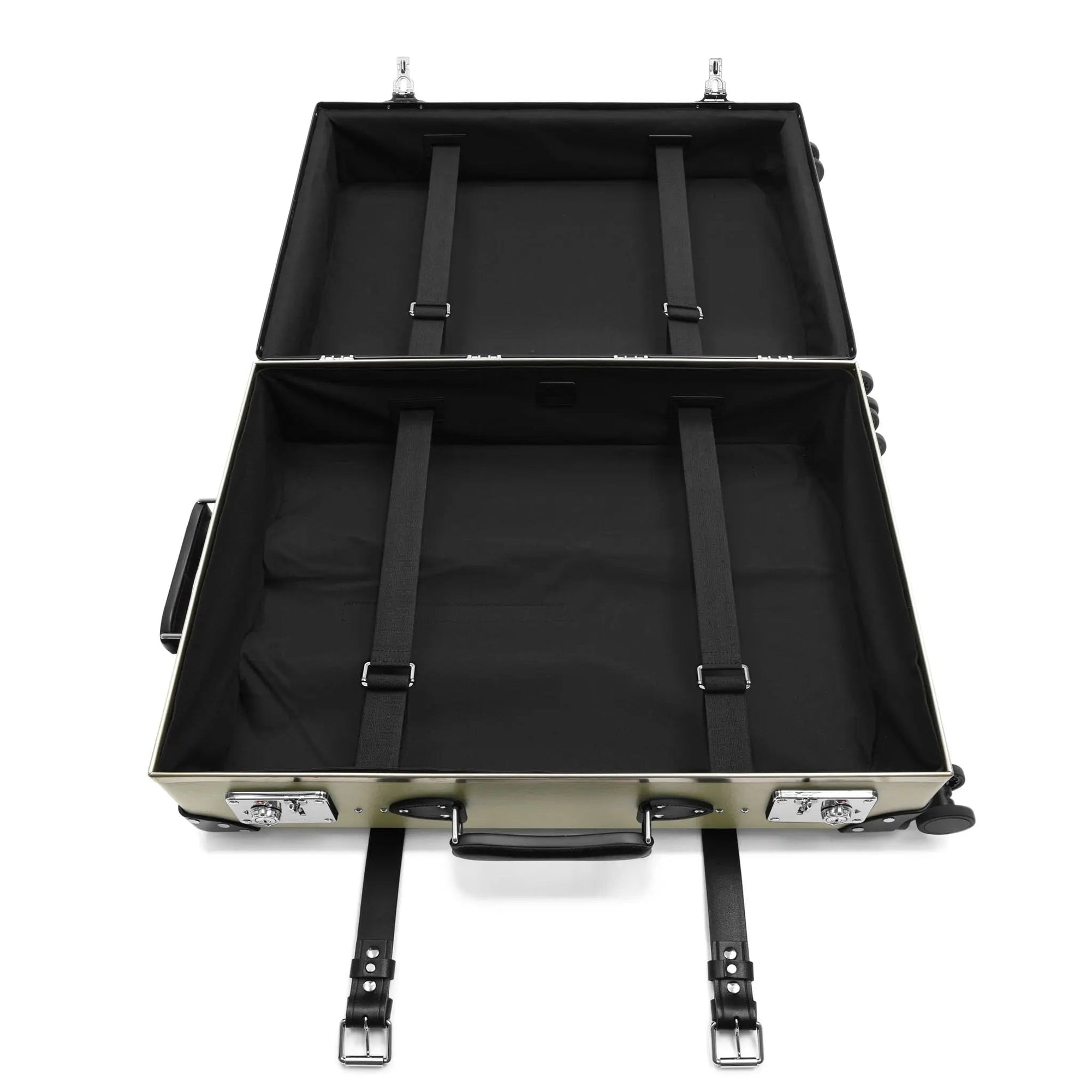 Grande valise soute Centenary 4 roues - Olive & Noir & Chrome