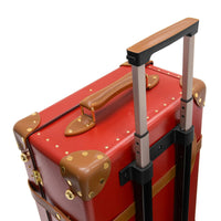 Valise soute Centenary 2 roues - Rouge & Caramel & Or