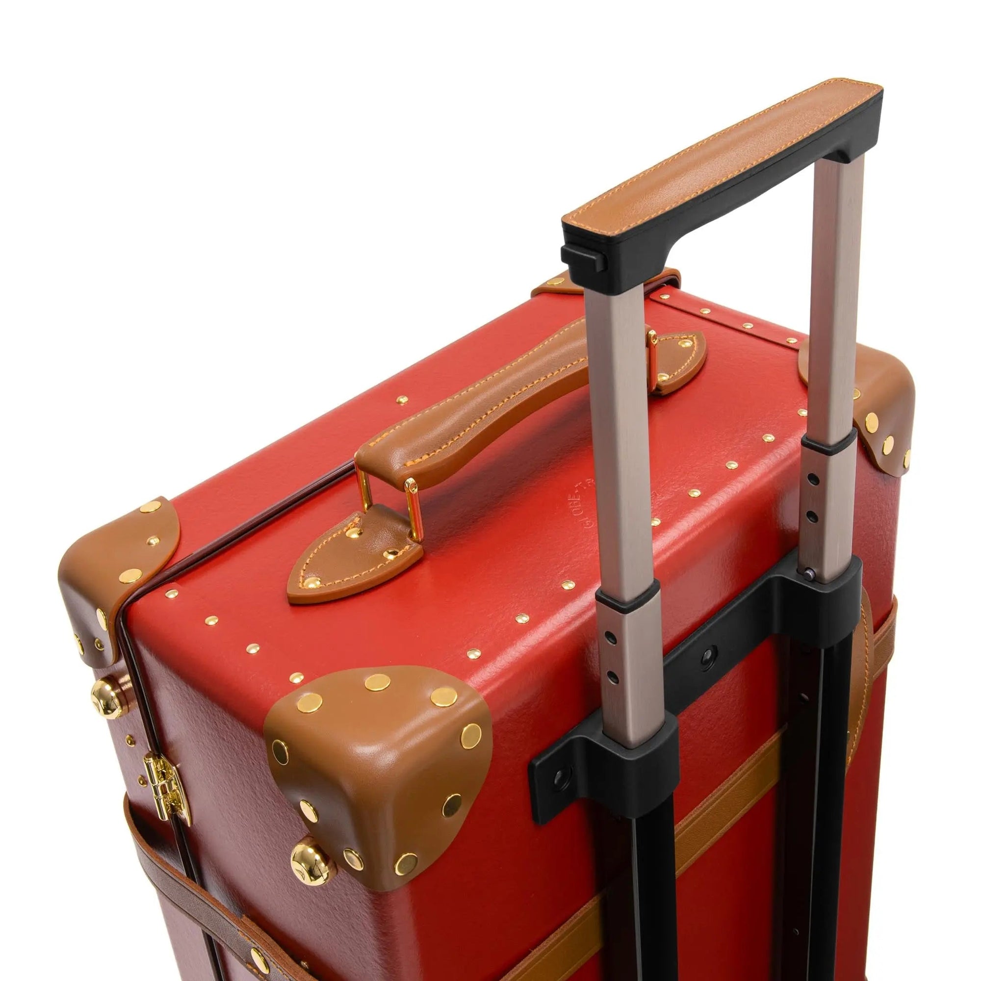 Valise soute Centenary 2 roues - Rouge & Caramel & Or