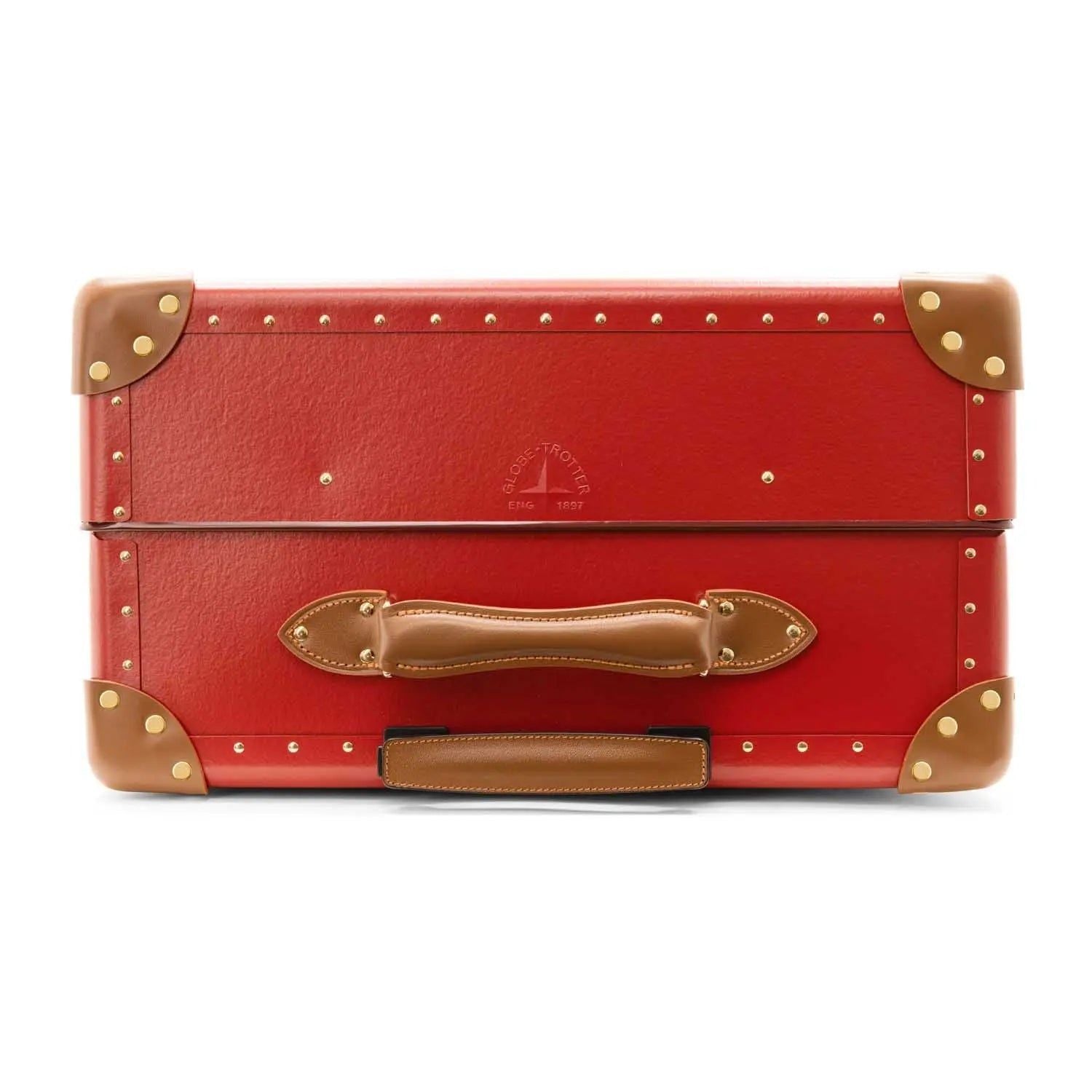 Grande valise soute Centenary 4 roues - Rouge & Caramel & Or