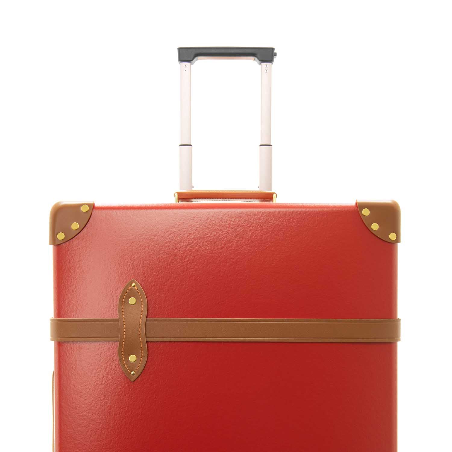 Grande valise soute Centenary 4 roues - Rouge & Caramel & Or