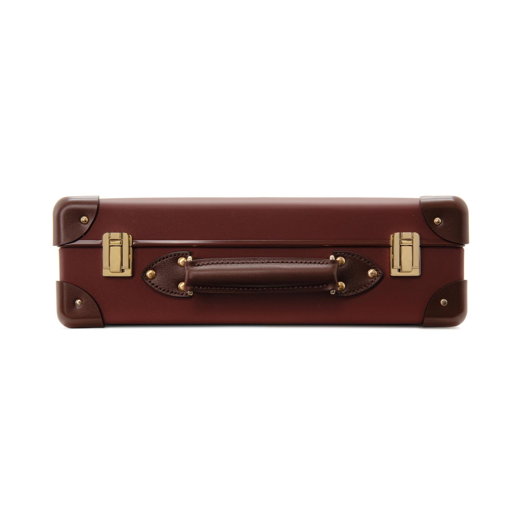 Petit porte-documents Crafted - Sherry Red & Marron & Or